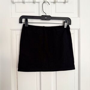 Edikted Black Mini Skirt